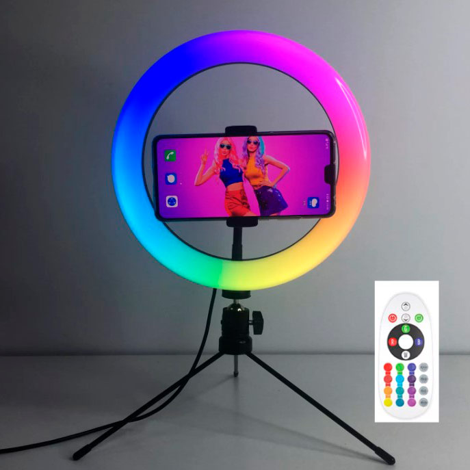 кольцевая RGB лампа