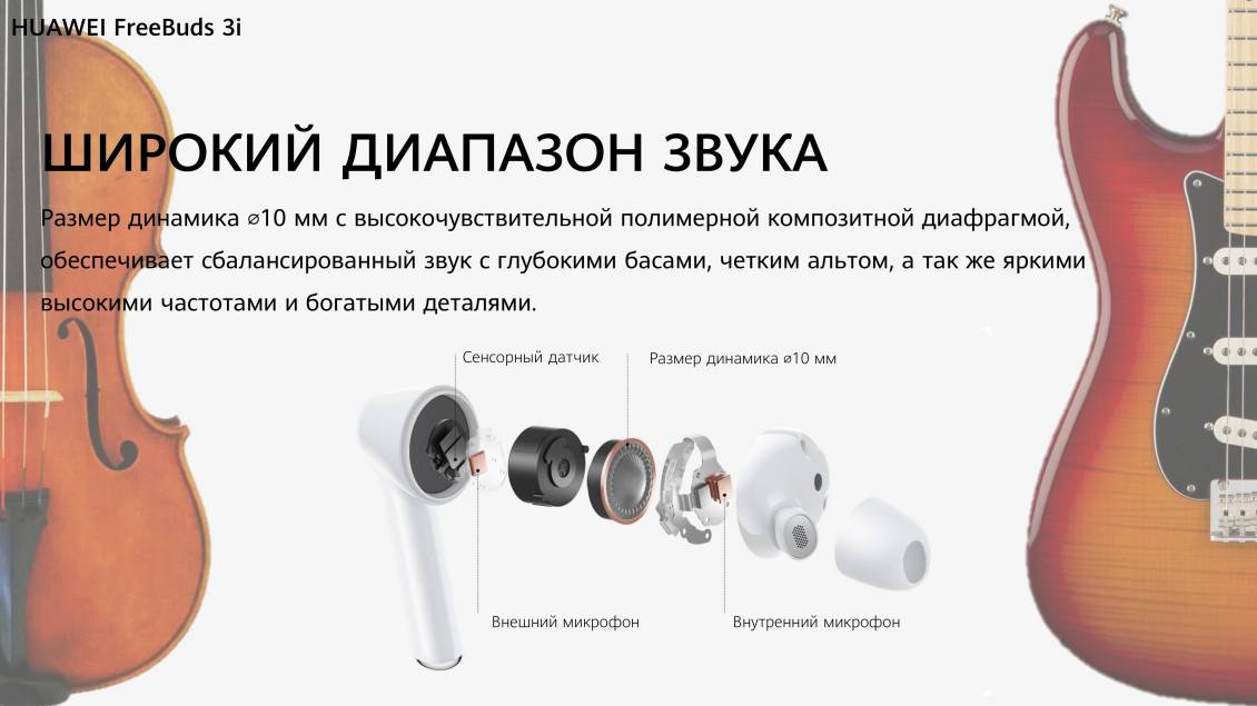 купить в Минске Наушники Huawei Freebuds 3i белый