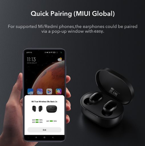 Наушники Xiaomi Mi True Wireless Earbuds Basic 2S характеристики